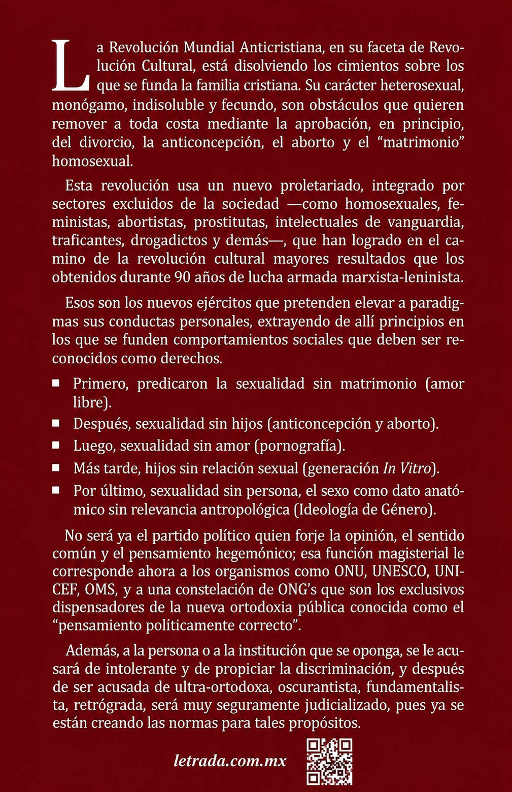Ideología de Género: Utopía Trágica o Subversión Cultural