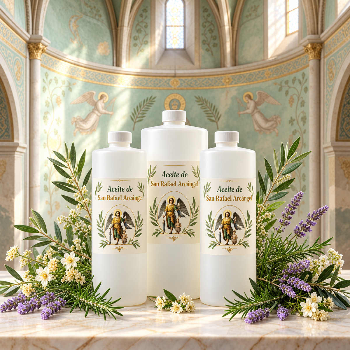 🌿 Aceite de San Rafael Arcángel 1/2 Litro