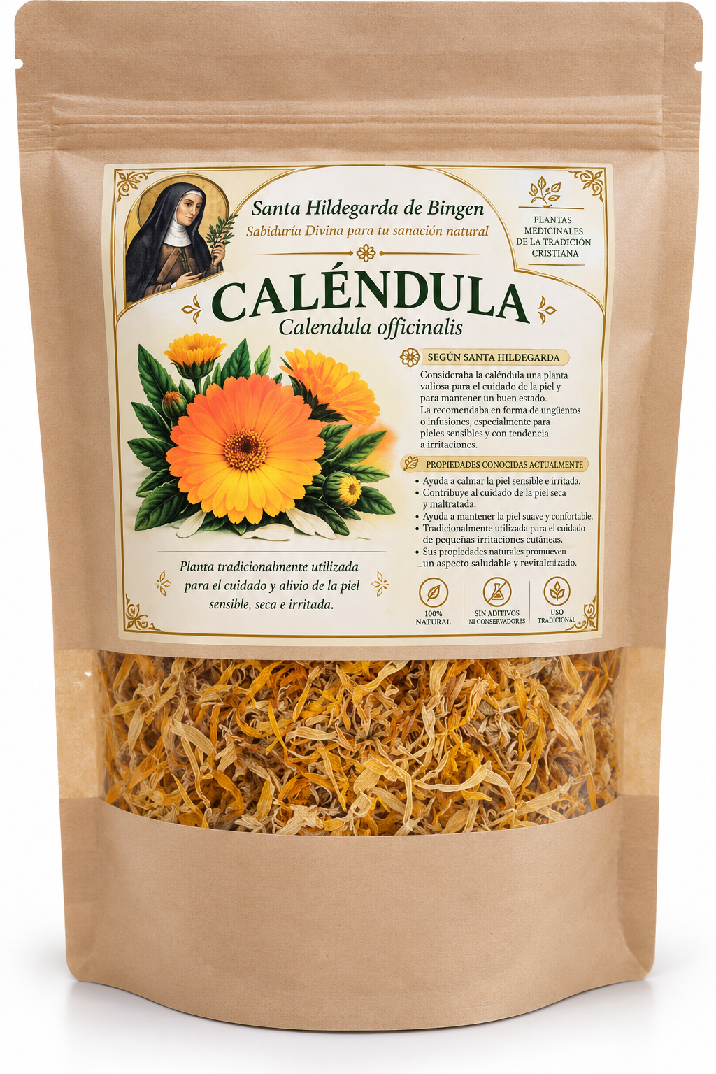 🌼 Caléndula (Calendula officinalis) – Flores secas 50gr