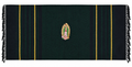 Rebozo Artesanal Virgen de Guadalupe en Verde Oscuro