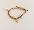 Pulsera Ajustable Virgen de Guadalupe y Cruz