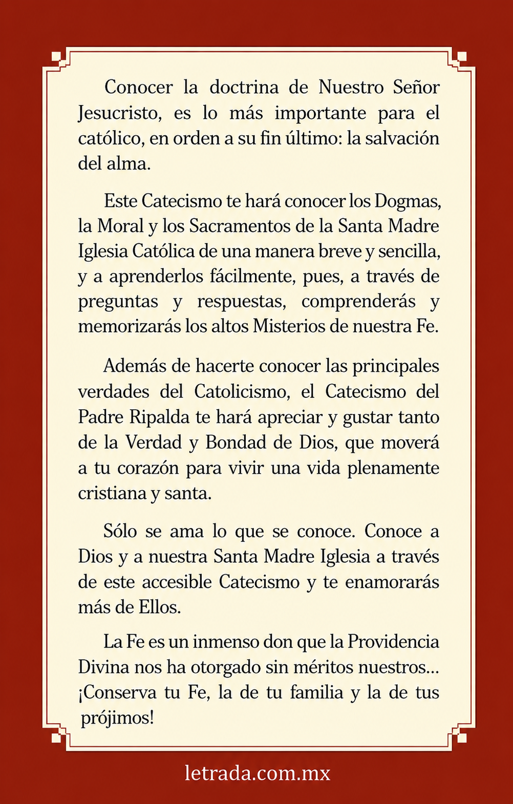 Catecismo de la Doctrina Cristiana