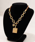 Collar de Cadena con hilo grueso de la Virgen Maria